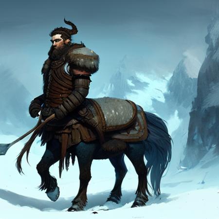 00300-2170183230-long shot of Centaur_Person Fantasy Frostpunk, Townsfolk, Snowy, concept art, brush stroke style, artstation, trending, highly d.png